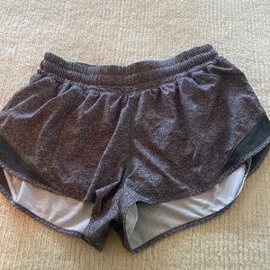 grey lululemon shorts